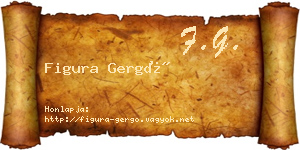 Figura Gergő névjegykártya
